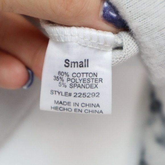 NEW Poof Apparel Women Pullover Cloud Jersey Hoodie S Drawstring Hem Long Sleeve - Picture 4 of 6